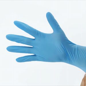 Blue Nitrile Disposable Gloves – Industrial Use