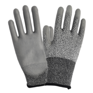 Anti-cut PU coated gloves